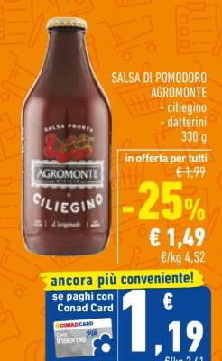 Salsa di Pomodoro Agromonte