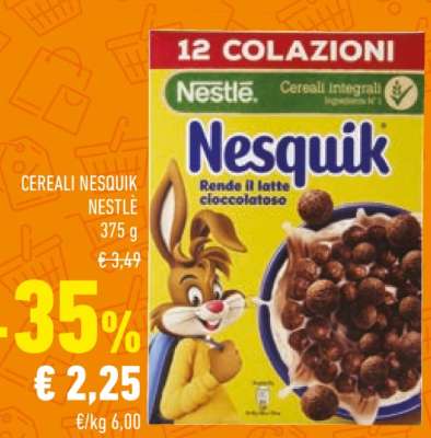 Cereali Nesquik Nestlé