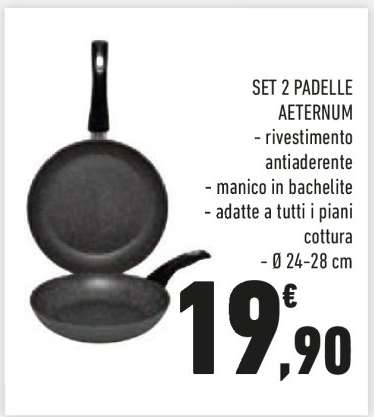 SET 2 PADELLE AETERNUM