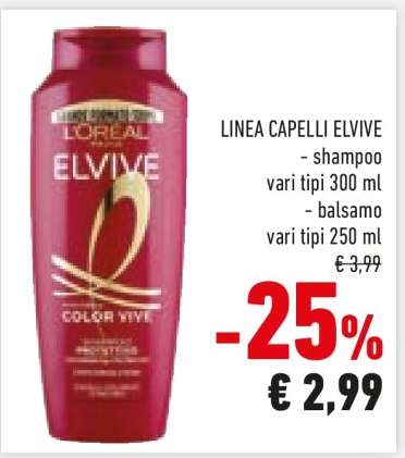 LINEA CAPELLI ELVIVE