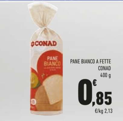 PANE BIANCO A FETTE CONAD
