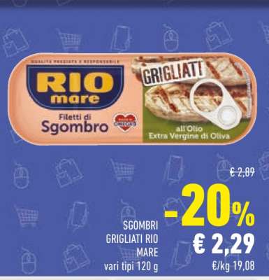 Sgombri Grigliati Rio Mare