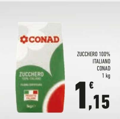 ZUCCHERO 100% ITALIANO CONAD
