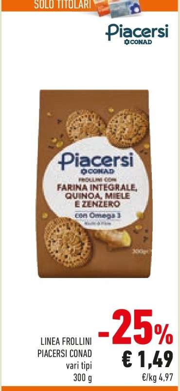 Linea Frollini Piacersi Conad