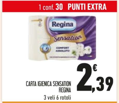CARTA IGIENICA SENSATION REGINA