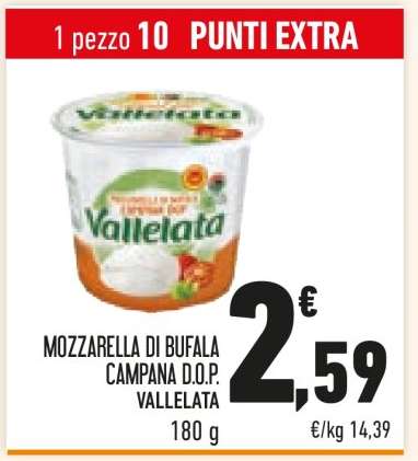 Mozzarella di Bufala Campana D.O.P. Vallelata