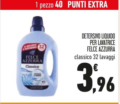 DETERSIVO LIQUIDO PER LAVATRICE FELCE AZZURRA