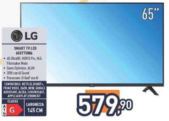 LG SMART TV LED 65UT73006