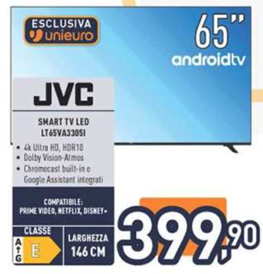 JVC SMART TV LED LT65VA3305I