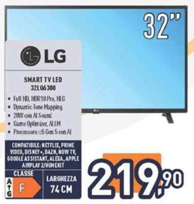 LG SMART TV LED 32L06300