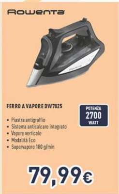 Rowenta Ferro a Vapore DW7025