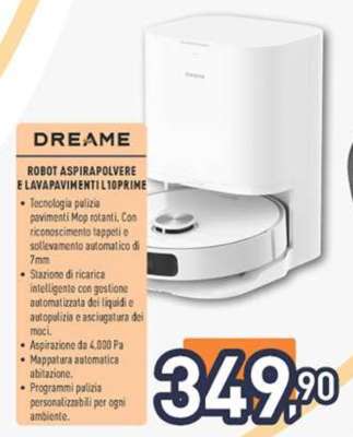 Dreame Robot Aspirapolvere e Lavapavimenti L10 Prime