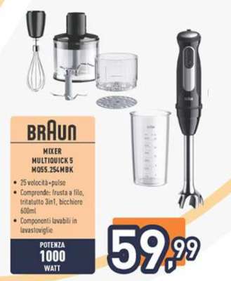 Braun Mixer MultiQuick 5 MQ55.254MBK
