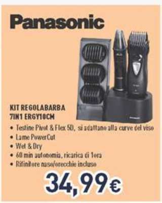 Panasonic Kit Regolabarba 7in1 ERGY10CM