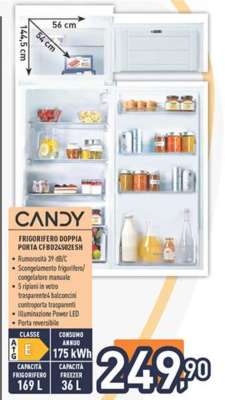 CANDY FRIGORIFERO DOPPIA PORTA CFB02S0ZES2SH