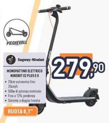 Segway-Ninebot Monopattino Elettrico Ninebot E2 Plus E II