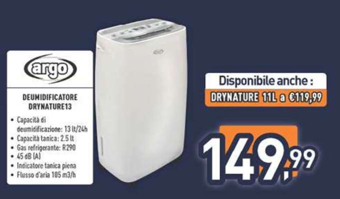 ARGO DEUMIDIFICATORE DRYNATURE13