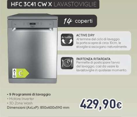 HFC 3C41 CW X LAVASTOVIGLIE