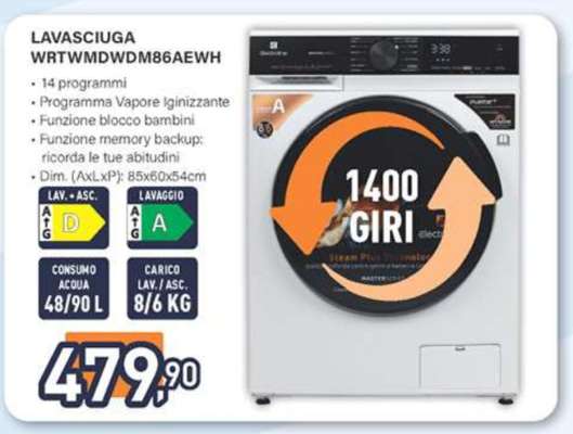 LAVASCIUGA WRTWMDWDM86AEWH