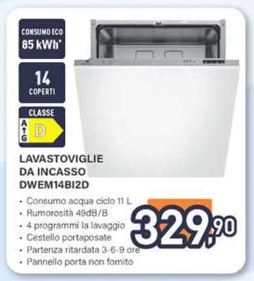 LAVASTOVIGLIE DA INCASSO DWEM14BI2D