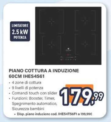 PIANO COTTURA A INDUZIONE 60CM IHES4S61