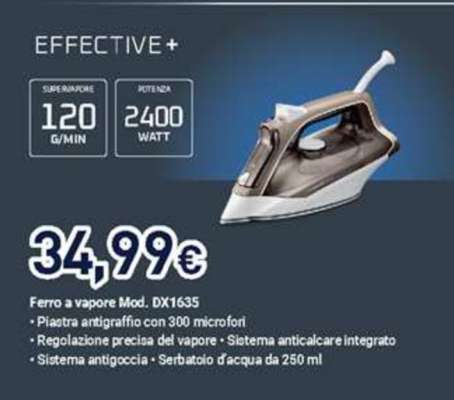 Ferro a vapore Mod. DX1635