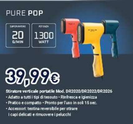 Pure Pop Stiratore verticale portatile