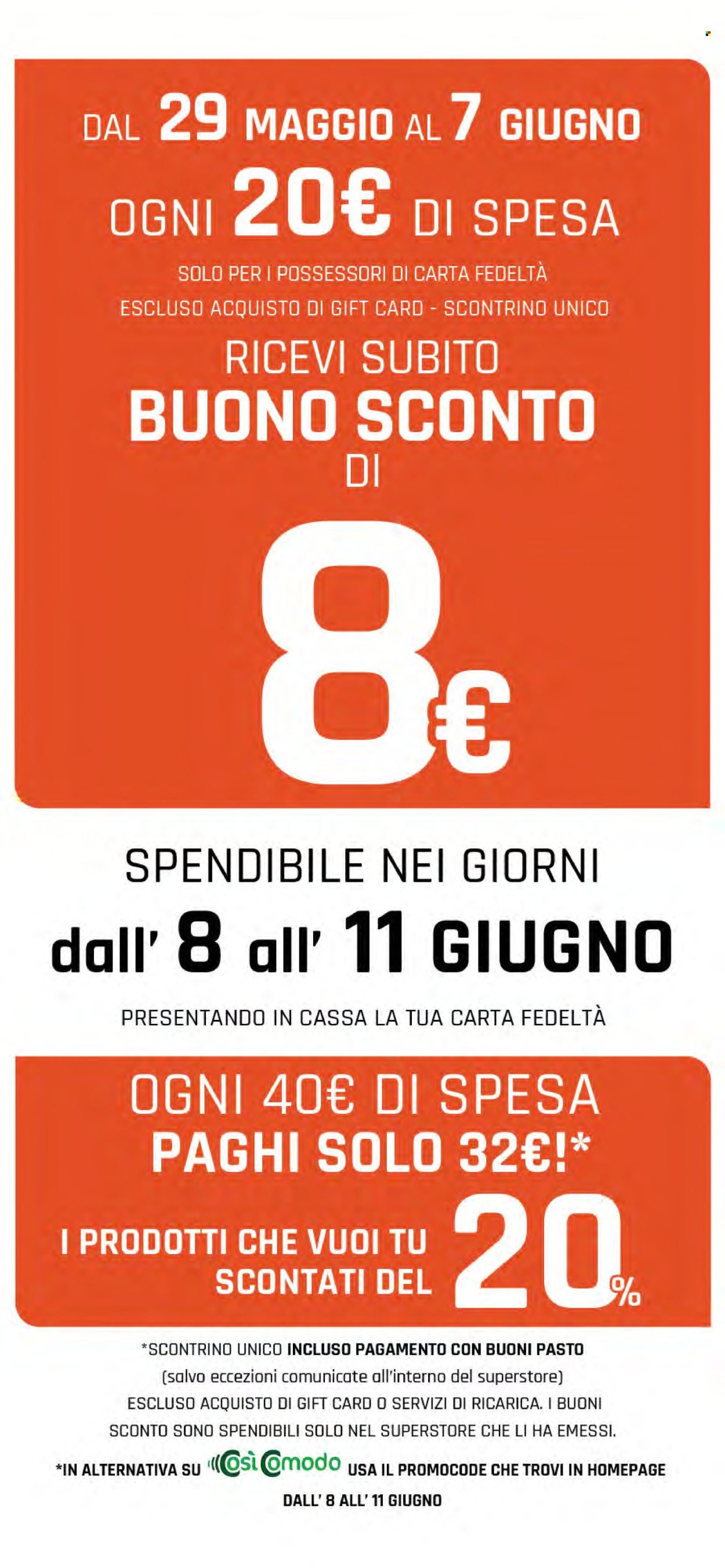 Volantino Famila - 29/5/2025 - 7/6/2025. Pagina 2