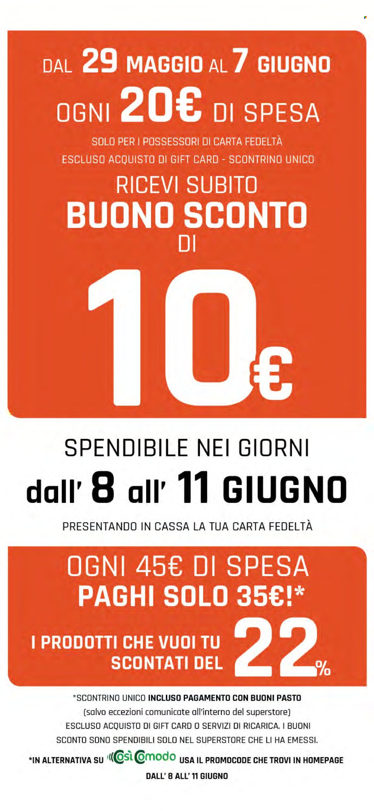 Volantino Famila - 29/5/2025 - 7/6/2025. Pagina 2