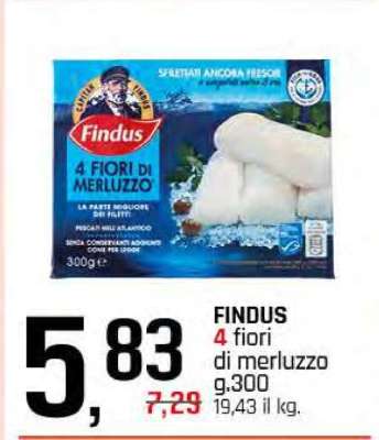 Findus 4 fiori di merluzzo