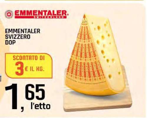Emmentaler Svizzero DOP