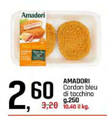 AMADORI Cordon bleu di tacchino