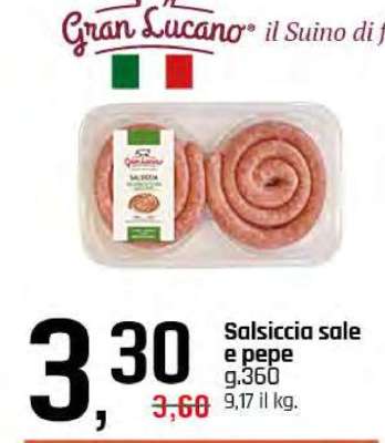 Salsiccia sale e pepe