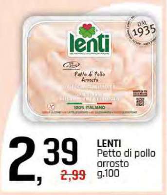 LENTI Petto di pollo arrosto
