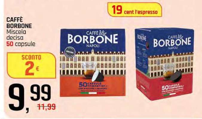 CAFFÈ BORBONE Miscela decisa 50 capsule