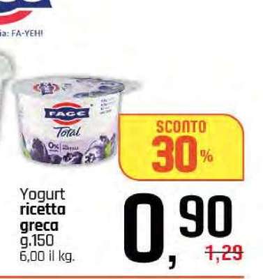 Yogurt ricetta greca