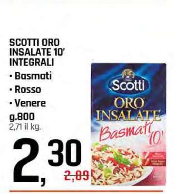 SCOTTI ORO INSALATE 10' INTEGRALI