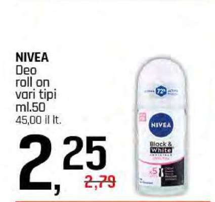 NIVEA Deo roll on vari tipi