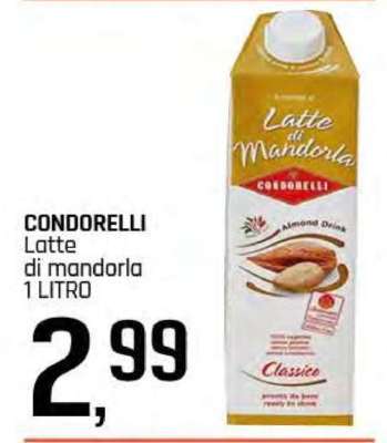 CONDORELLI Latte di Mandorla