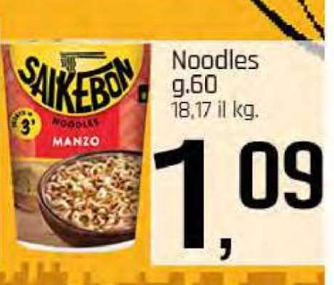 Saikebon Noodles Manzo
