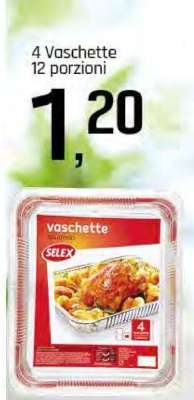 Selex Vaschette Alluminio