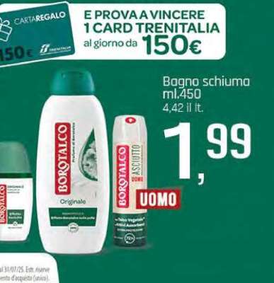 Borotalco Bagno Schiuma