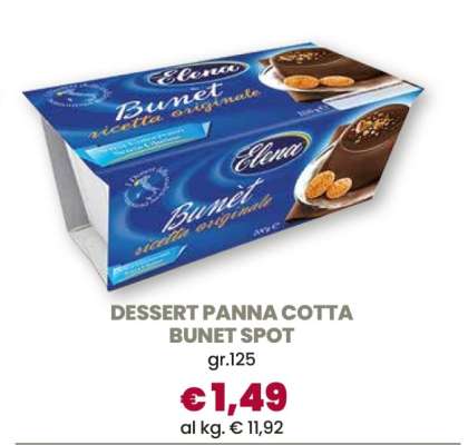 DESSERT PANNA COTTA BUNET SPOT