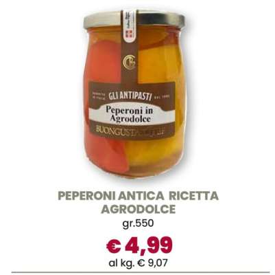 PEPERONI ANTICA RICETTA AGRODOLCE