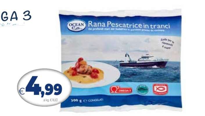 Ocean 47 Rana Pescatrice in tranci