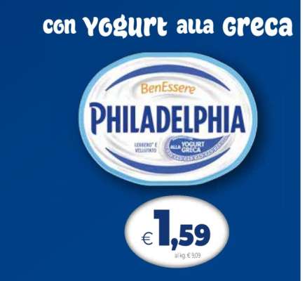 PHILADELPHIA CON YOGURT ALLA GRECA