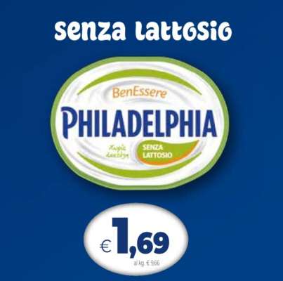 Philadelphia Senza Lattosio