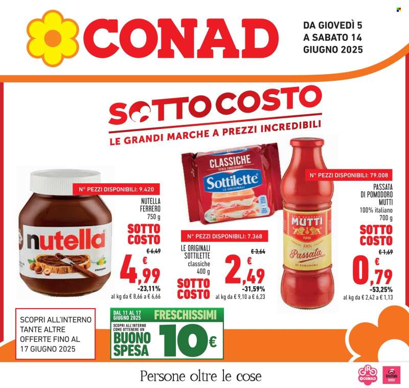 Volantino Conad - 5/6/2025 - 14/6/2025.