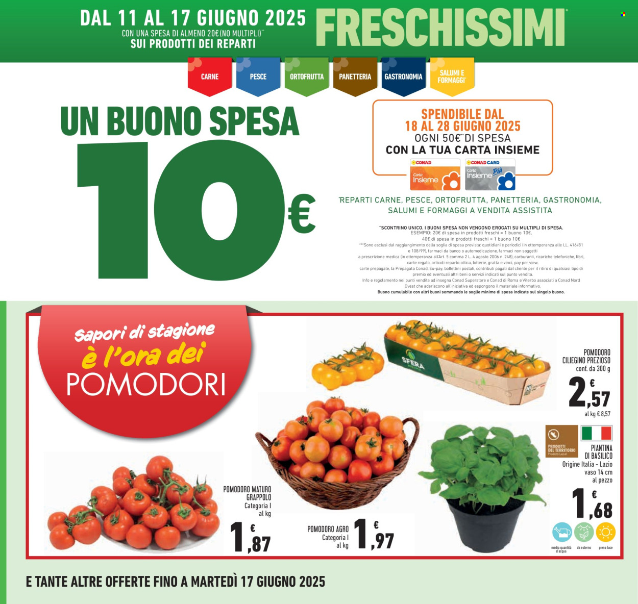 Volantino Conad - 5/6/2025 - 14/6/2025. Pagina 10
