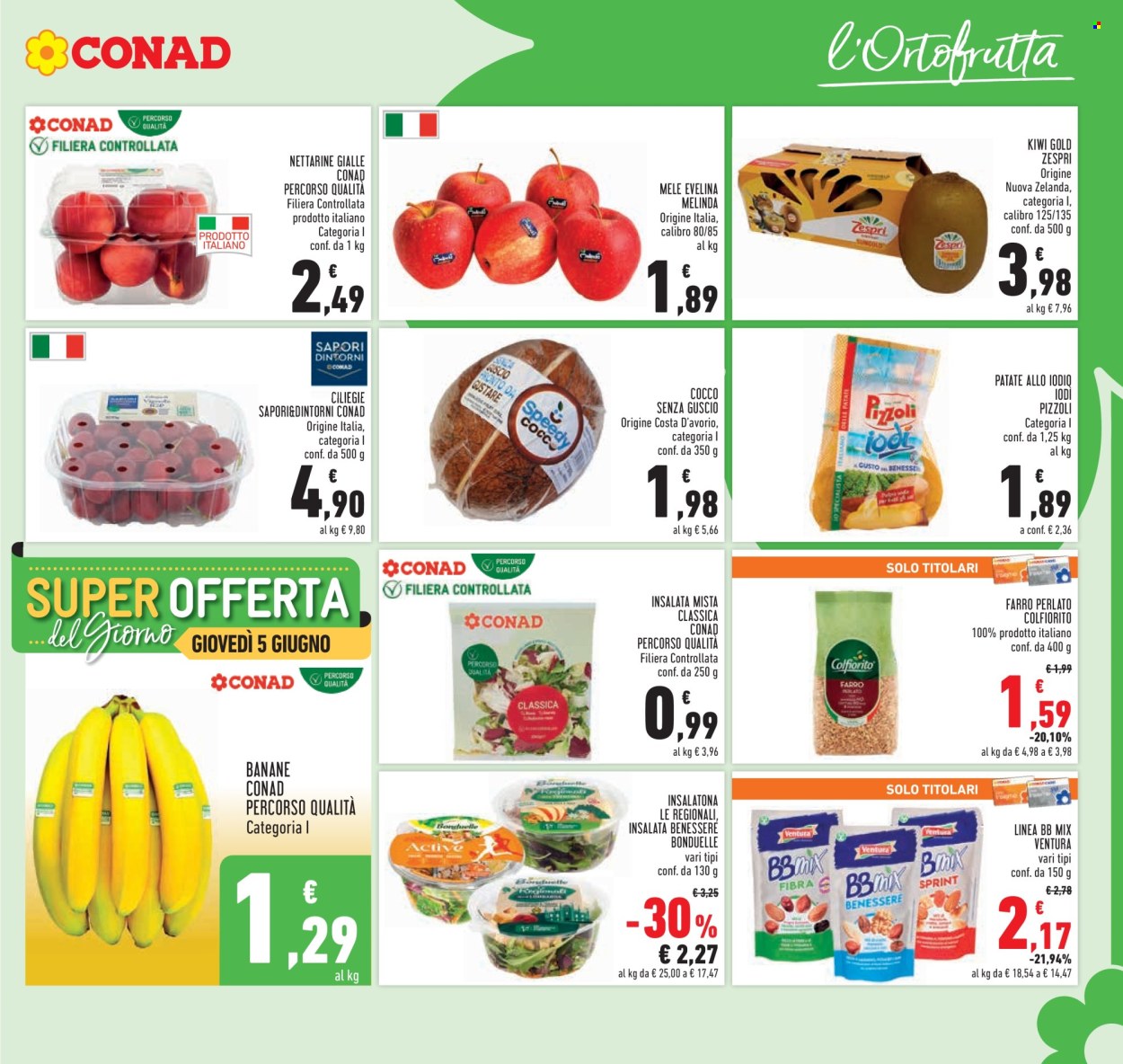 Volantino Conad - 5/6/2025 - 14/6/2025. Pagina 11
